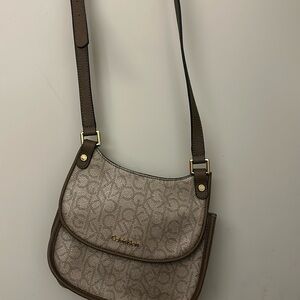 Calvin Klein bag. Printed logo monogram leather